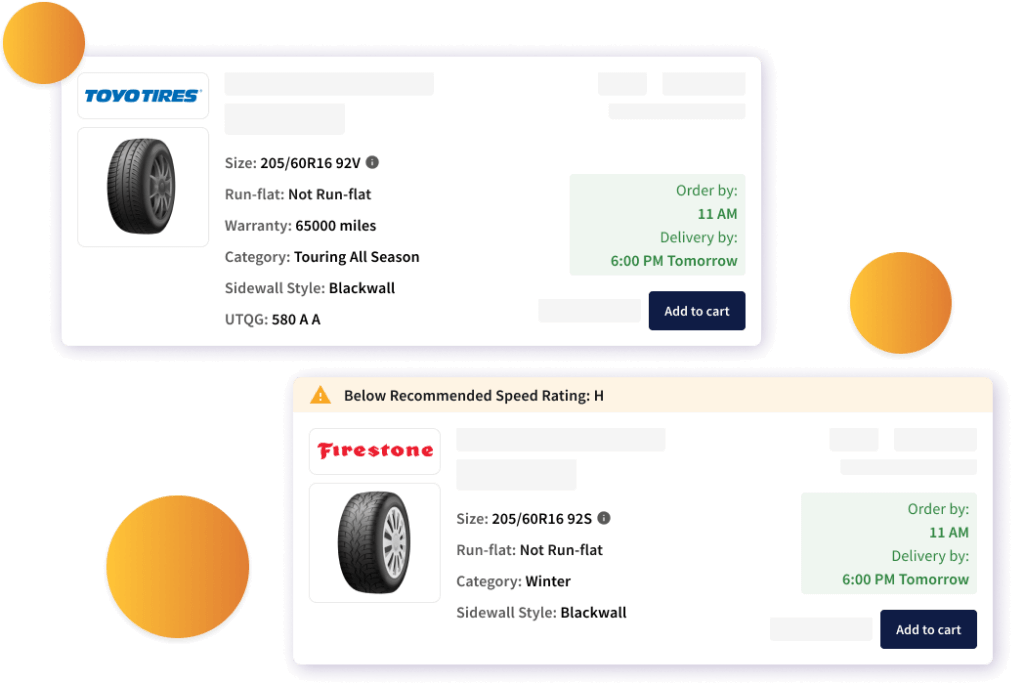 PartsTech TireHub Recommendations